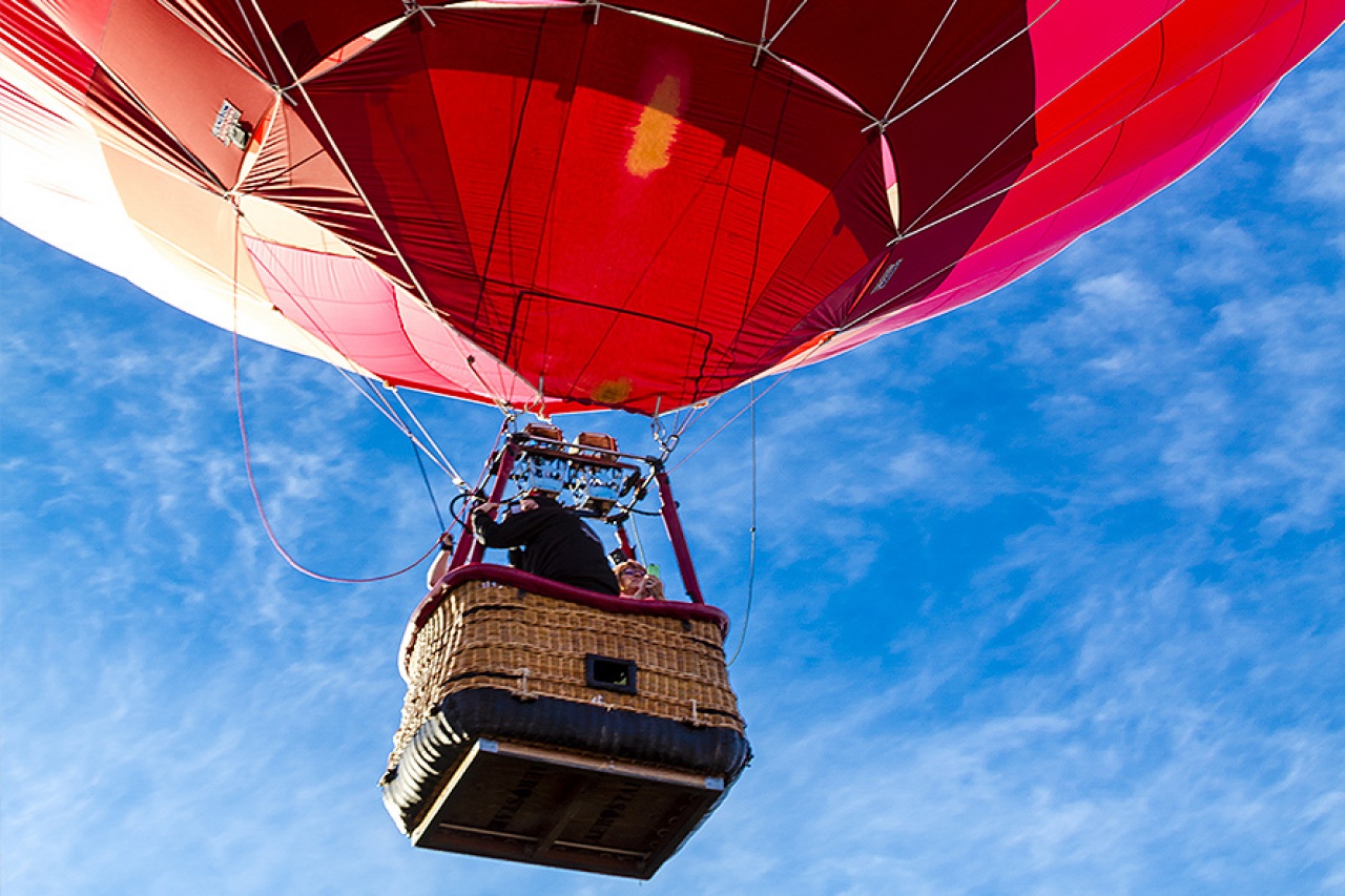 Heißluftballonfahrt über Celle
