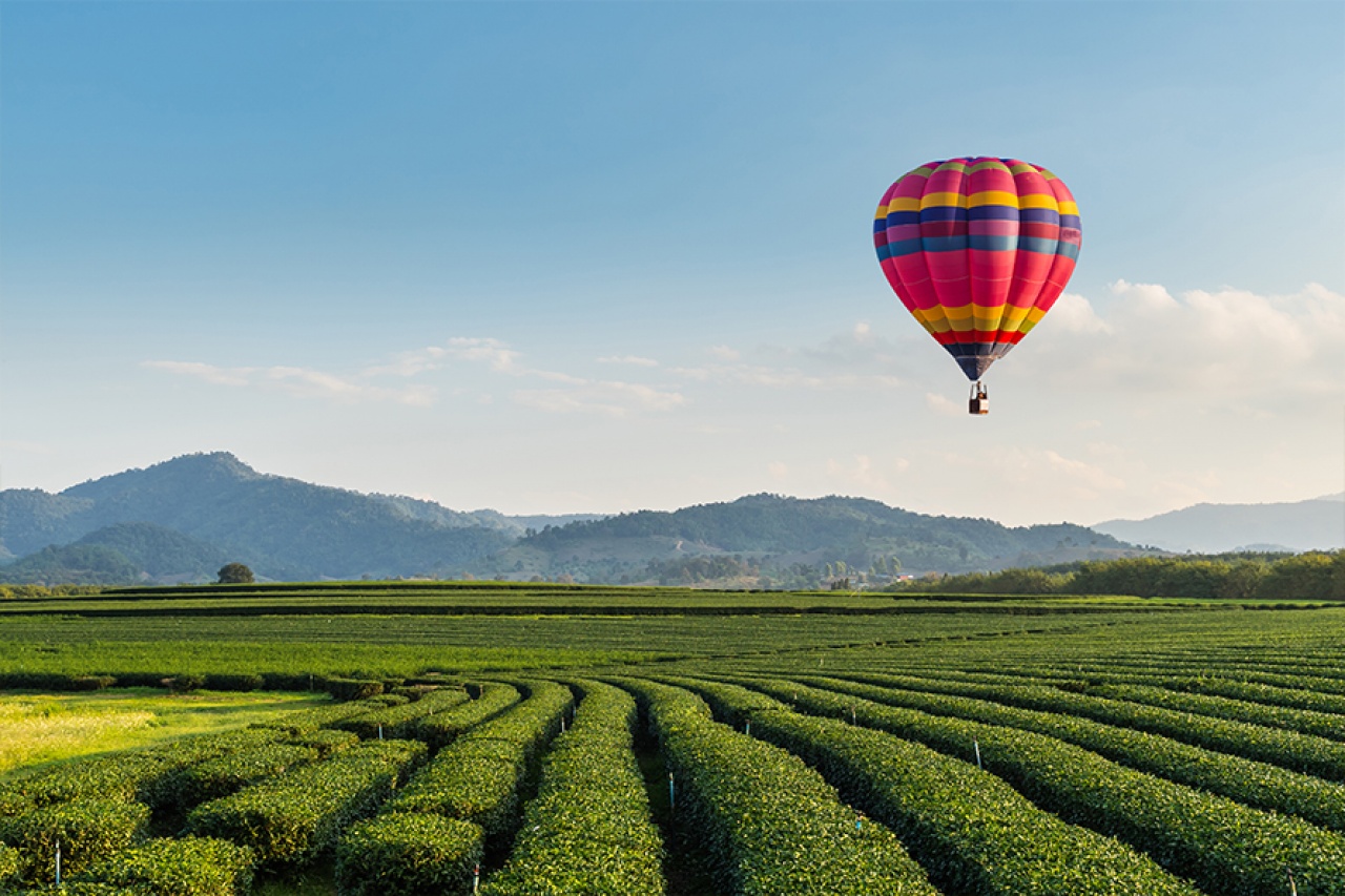 Heißluftballonfahrt ab Maxdorf und Umgebung